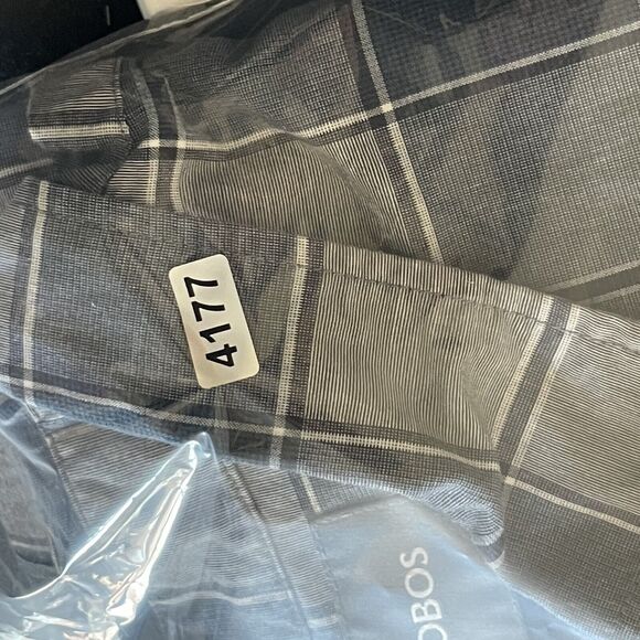 Bonobos Slim Fit Shirt Mens XXL Blue Gray Plaid Long Sleeve Button Down Cotton - Picture 13 of 13